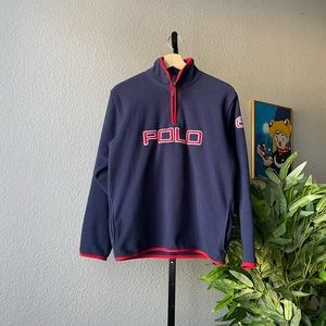Ralph Lauren vintage fleece zip sweater